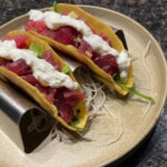 Tacos maguro yamakake - 2 pz