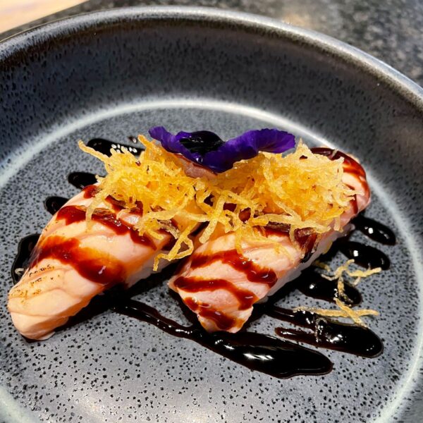 Nigiri salmone teriyaki