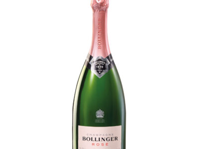 bottiglia di champagne bollinger brut rose