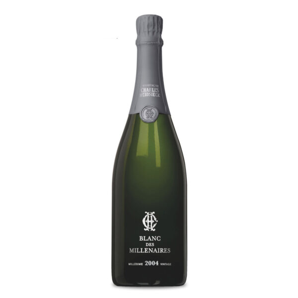 bottiglia di champagne charles heidsieck blanc des millenaires 2004