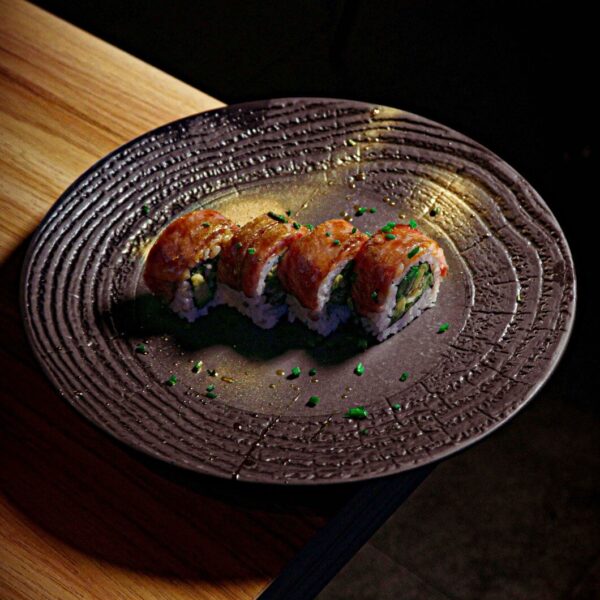 Roll con asparagi al vapore
