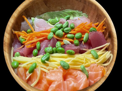 bowl con salmone