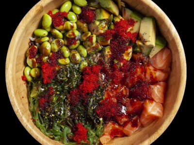 poke bowl con Salmone
