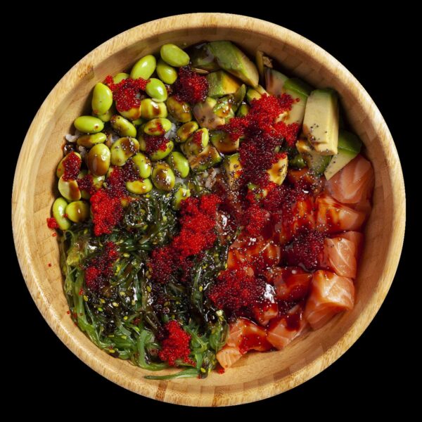 poke bowl con Salmone