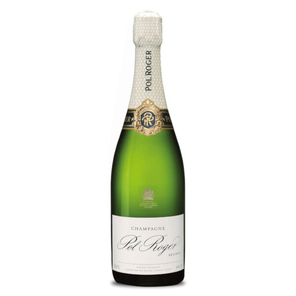 bottiglia di champagne pol roger reserve brut