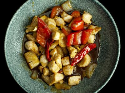 Pollo piccante della casa