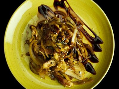 Tagliata di pollo teppanyaki