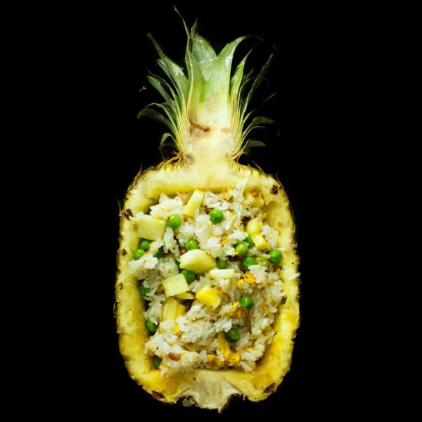 Riso all’ananas con pinoli