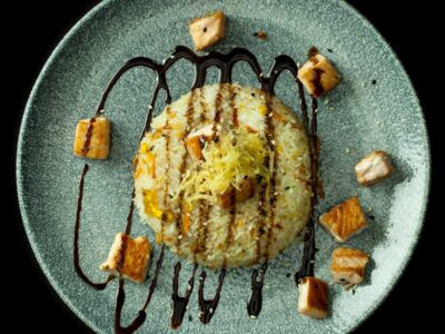 Riso con Salmone Teriyaki