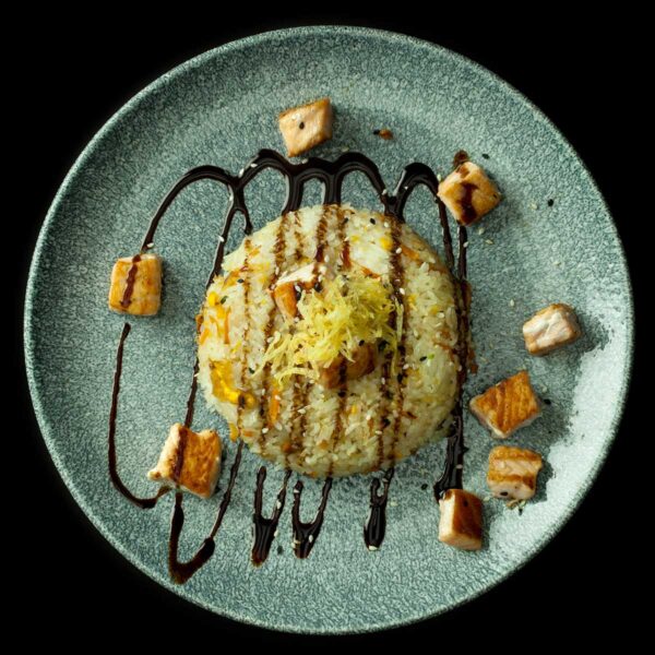 Riso con Salmone Teriyaki