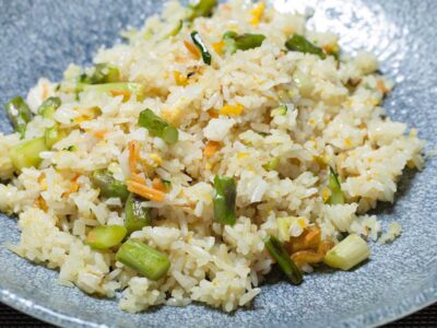 Riso Vegetariano con Asparagi