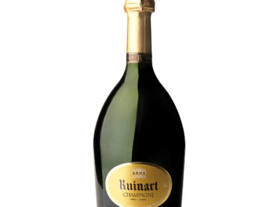 bottiglia di champagne r brut ruinart