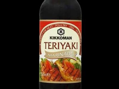 bottiglia con salsa Teriyaki kikkoman da 250 ml.