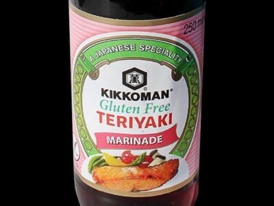 bottiglia di salsa Teriyaki gluten free kikkoman da 250 ml.