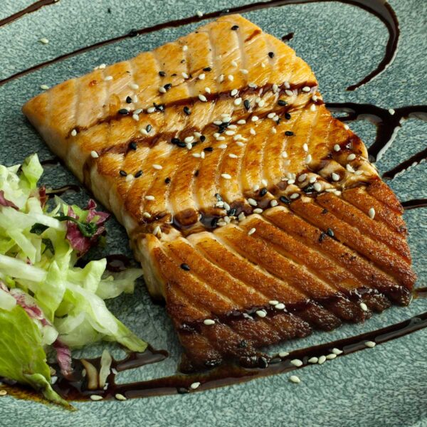 Filetto di salmone griglia teppanyaki - immagine 2