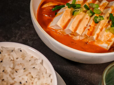 Zuppa Kimchi e tofu