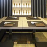 tatami giapponese nel ristorante sushi e noodles