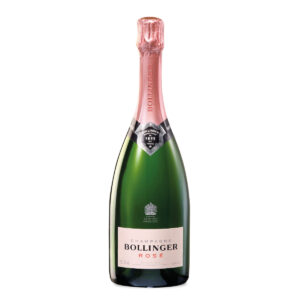 bottiglia di champagne bollinger brut rose