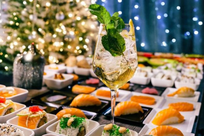 Il piacere del Sushi a Natale con il Catering di Sushi e Noodles